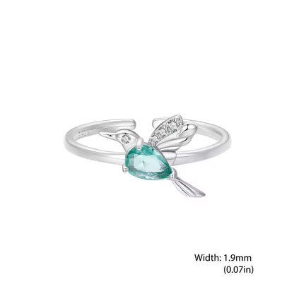 Hummingbird Sterling Silver 925 Ring