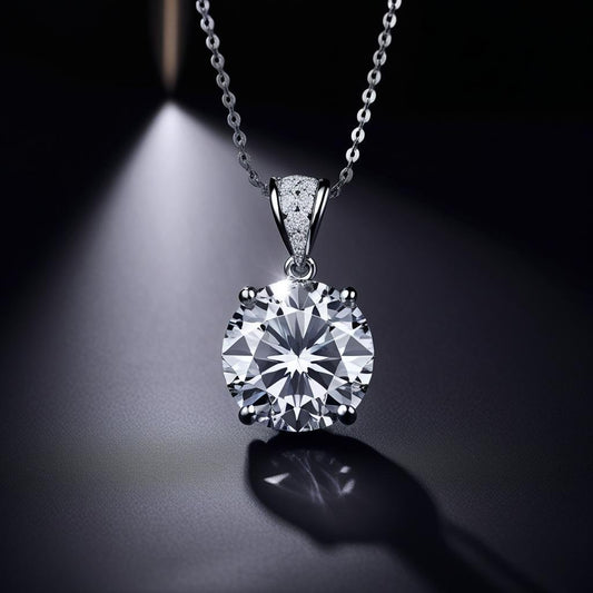 D-Color Moissanite Diamond Necklace – Luxury Redefined